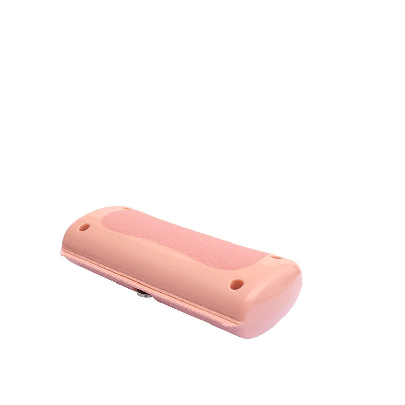 Pink Pet Grooming Comb on a white background