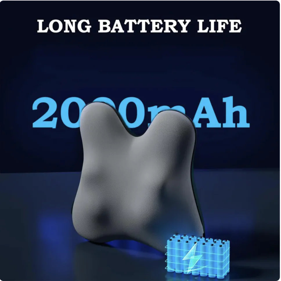 Product with 'LONG BATTERY LIFE 2000mAh' text on a dark background