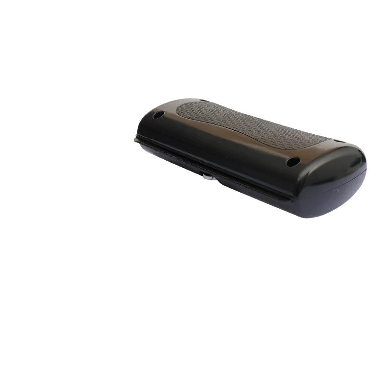 Black Pet Grooming Comb on a white background